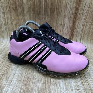 Adidas Tour 360 Women's Size 9 Powerband Chassis Golf‎ Shoes Pink Black Spikes